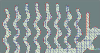 Section of Cast-Designer mesh