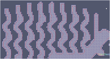 Section of tradition FDM mesh FDM mesh Geometry was not accurate (Red line: CAD profile)
