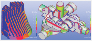 Draft angle and fillet radius checking