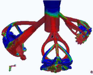 Flow simulation of investment casting